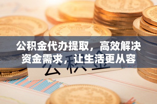 崇安公积金代办提取，高效解决资金需求，让生活更从容