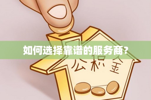 崇安如何选择靠谱的服务商？