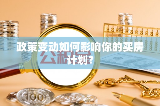 崇安政策变动如何影响你的买房计划？