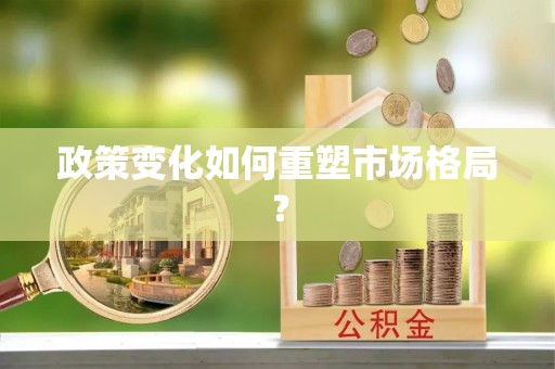 崇安政策变化如何重塑市场格局？