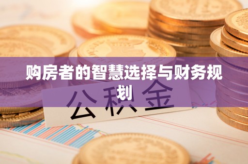 崇安购房者的智慧选择与财务规划