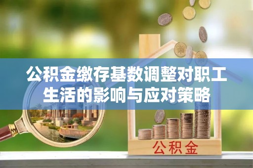 崇安公积金缴存基数调整对职工生活的影响与应对策略