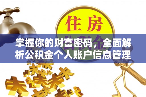 崇安掌握你的财富密码，全面解析公积金个人账户信息管理
