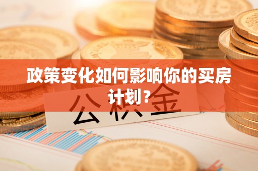 崇安政策变化如何影响你的买房计划？