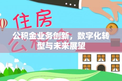 崇安公积金业务创新，数字化转型与未来展望