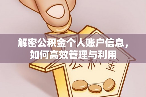 崇安解密公积金个人账户信息，如何高效管理与利用