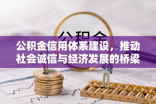崇安公积金信用体系建设，推动社会诚信与经济发展的桥梁