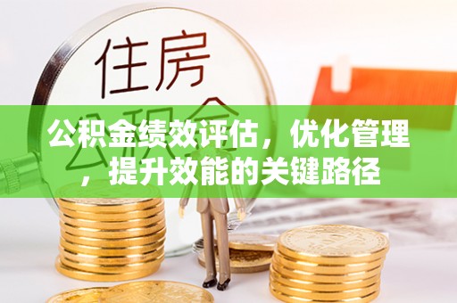 崇安公积金绩效评估，优化管理，提升效能的关键路径